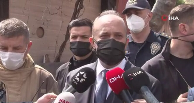İstanbul İl Emniyet Müdürü Zafer Aktaş, yangın alanında inceleme yaptı
