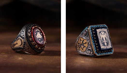 En Güzel Erkek Gümüş Yüzükleri