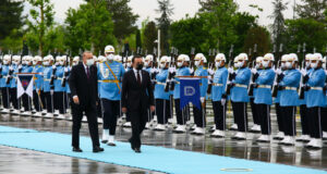 Cumhurbaşkanı Erdoğan, Gürcistan Başbakanı Garibashvili‘yi resmi törenle karşıladı