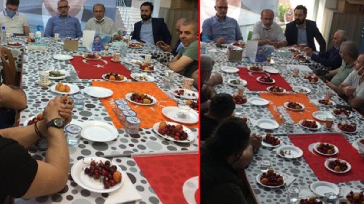 İlçe toplantısında Türk Bayrağı’nın üzerinde yemek yenmesi büyük tepki çekmişti! AK Partili başkan özür diledi