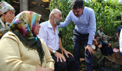 Selde kaybolan Batuhan Delihasan’ın ailesini Bakan Murat Kurum teselli etti