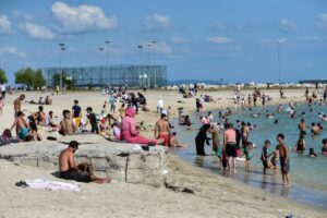 Yeşilköy sahilinde bayramın son günü yoğunluk yaşandı