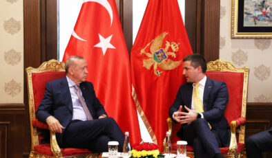Cumhurbaşkanı Erdoğan, Karadağ Parlamento Başkanı Beçiç’i kabul etti