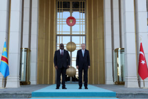 Cumhurbaşkanı Erdoğan, Kongo Cumhurbaşkanı Tshilombo’yu resmi törenle karşıladı