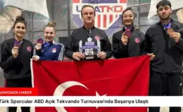 Türk Sporcular ABD Açık Tekvando Turnuvası’nda Başarıya Ulaştı
