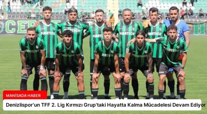 Denizlispor’un TFF 2. Lig Kırmızı Grup’taki Hayatta Kalma Mücadelesi Devam Ediyor