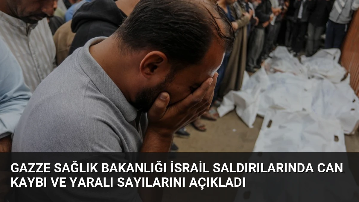 Gazze Sağlık Bakanlığı İsrail Saldırılarında Can Kaybı ve Yaralı Sayılarını Açıkladı