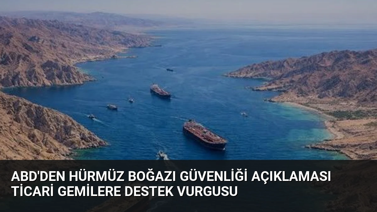 ABD’den Hürmüz Boğazı Güvenliği Açıklaması Ticari Gemilere Destek Vurgusu