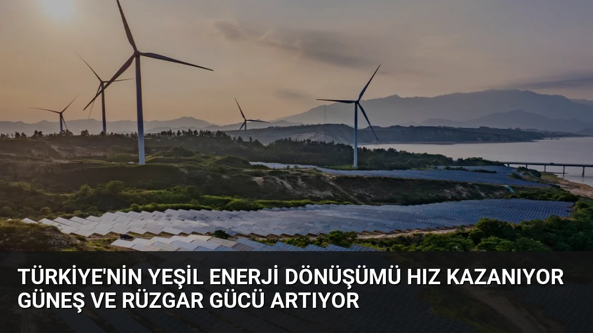 Türkiye’nin Yeşil Enerji Dönüşümü Hız Kazanıyor Güneş ve Rüzgar Gücü Artıyor